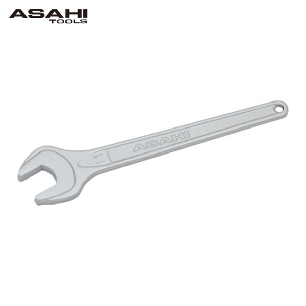旭金属工業 ASH SSP0011 丸形片口スパナ強力タイプJISH(メッキ)11mm (1丁)