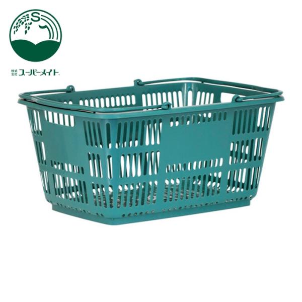 特長●取っ手が内側に倒れこむのを防ぐストッパー付きです。●また、本体と取っ手が密着しないように突起を設けることで摩擦による汚れを防止できます。用途●買物カゴ用に。●ピッキング用に。
