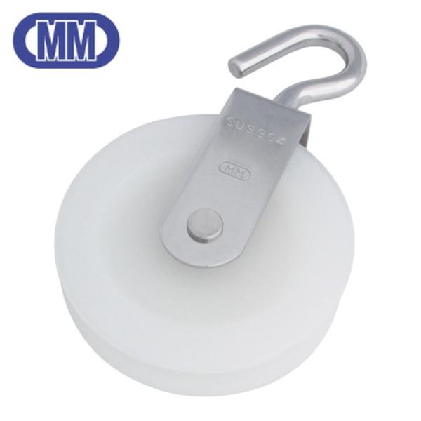 特長●軽量の滑車です。用途●ロープ用調整滑車として。