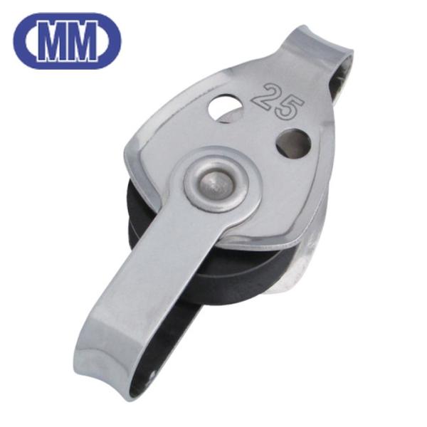 特長●小型・軽量の滑車です。用途●ロープ用調整滑車として。