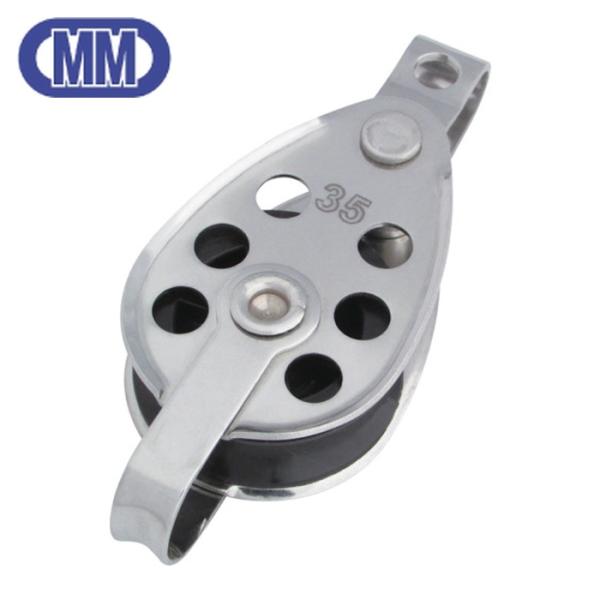 特長●小型・軽量の滑車です。用途●ロープ用調整滑車として。