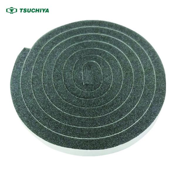 槌屋 すき間モヘアシール すき間テープ ダークグレー 10mm×15mm×2m (1巻) SKU-001