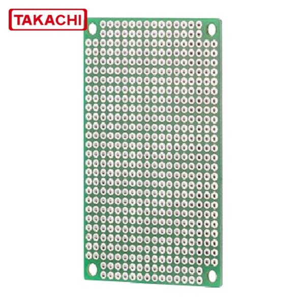 タカチ電機工業 PCB47-72 ユニバーサル基板 低価格型 PCBシリーズ (1枚)