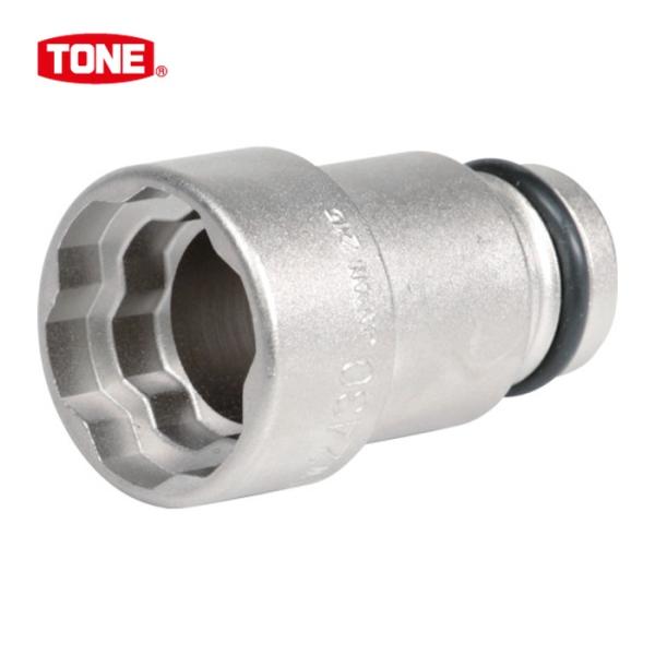 特長●1つで2サイズに対応できるため、ソケットの付け替えが不要になり作業効率抜群です。●通常のソケットよりもはめ合わせがしやすいことにより、作業量の多い場所や素早い作業が求められる箇所に最適です。●外観品質と防錆力の向上を図った無電解メッキ...