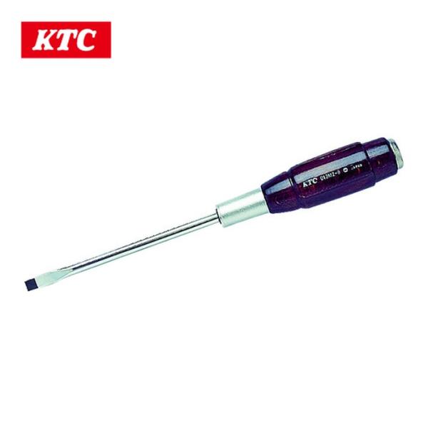 KTC 京都機械工具 D12M2-8 木柄ドライバ マイナス貫通タイプ 刃先8マイナス 軸長150mm (1本)