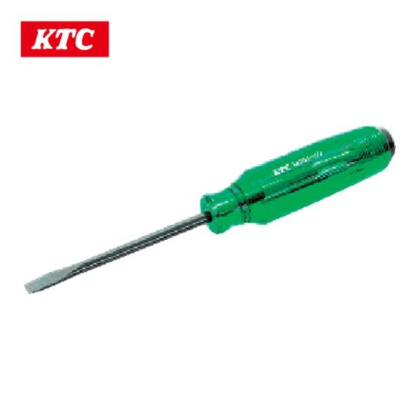KTC 京都機械工具 MDD1-100 樹脂柄ドライバ マイナス貫通タイプ 刃先6マイナス 全長205mm (1本)