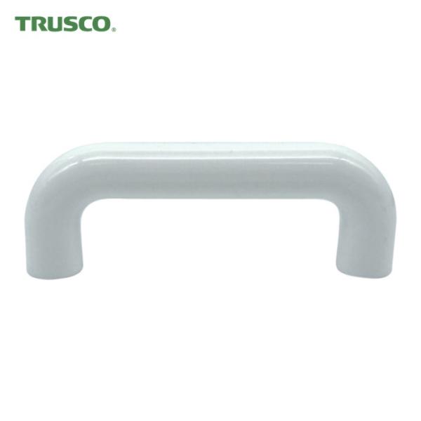 トラスコ TRUSCO 丸棒取手 PS樹脂 白 全長120mm 全高29mm ピッチ108mm 下穴深さ15 (B1トラスタッピンねじ4×30 2本付) (1個) MAPS-108W