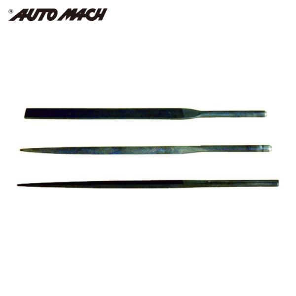 東京オートマック AUTOMACH 鉄ヤスリ 4φ 平 (1本) 品番：YASURI-4-HIRA