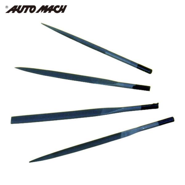 東京オートマック AUTOMACH 鉄ヤスリ 5φ 平 中目 (1本) 品番：YASURI-5-HIRA