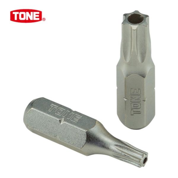 TONE トネ BTT40HS T型トルクスビット(いじり防止タイプ) 先端規格T40 (1S)