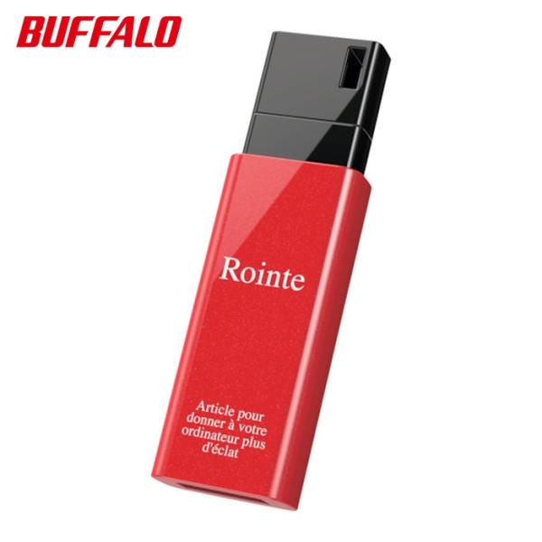 バッファロー USB3.1(Gen1)ノックスライドUSBメモリー 32GB レッド (1個) RUF3-KSW32G-RD