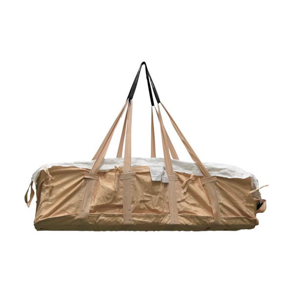 特長●本体生地（PP）と裏生地（PE）の二重構造になっています。用途●アスベスト廃棄運搬用・汚染物質搬送用。