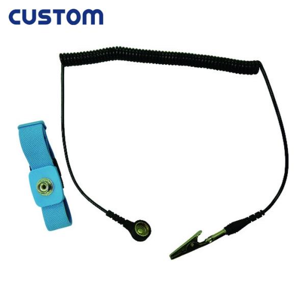 特長●簡単装着で足首に取り付けるタイプです。●1MΩ抵抗内蔵アース付、アース付ワニ口クリップ用途●半導体工場での作業。