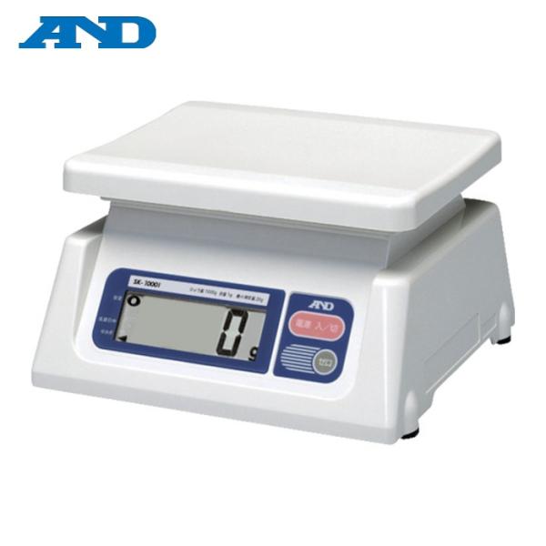 A&amp;D デジタルはかり|特長:大型液晶表示画面(文字高25mm)です。 皿を載せた状態でのゼロ表示可能な風袋引き機能付です。 ステンレス皿(SK・10JA別売)の使用で衛生的な計量が可能です。