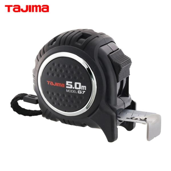 特長●通常テープより測定距離が伸びる剛性力1.5倍のストロングテープ採用しています。（当社比）●弾性樹脂で全身をガードしています。●落下時の衝撃から爪を守るフックガードバンパー●0点補正移動爪●ショックアブソーバー付用途●長さ測定用。