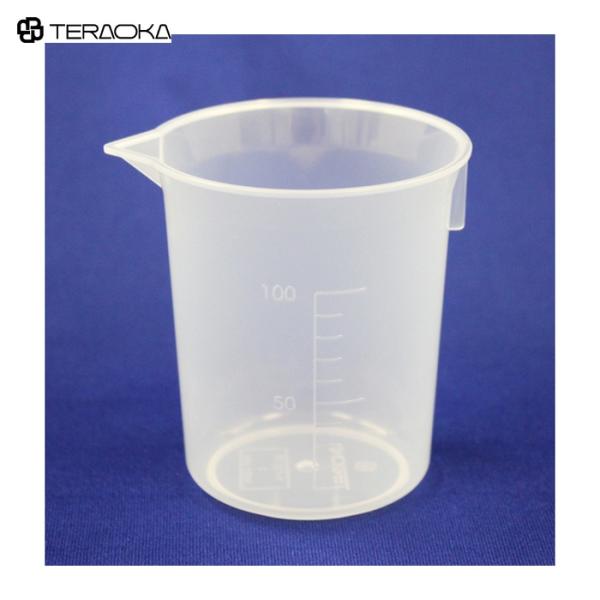 テラオカ 計量カップ ニュ-デスカップ 100mL (500個入) (1Cs) 20-4211-00