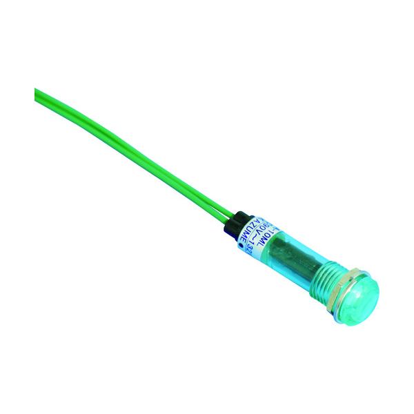 特長●抵抗器内蔵の高輝度LED表示灯です。●AC/DC100V用電源にダイレクトに接続出来ます。●長さ200mmのリード線付です。用途●通電表示や警告表示などに。