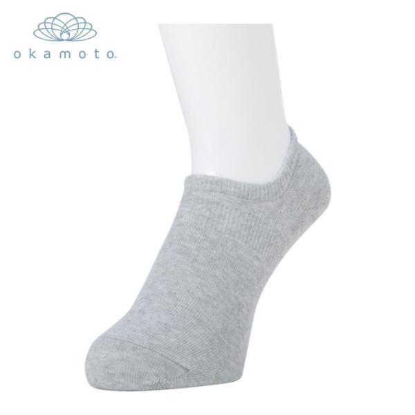 オカモト ココピタ無地スニーカー丈27-29グレー (1足) 470-422-28-50