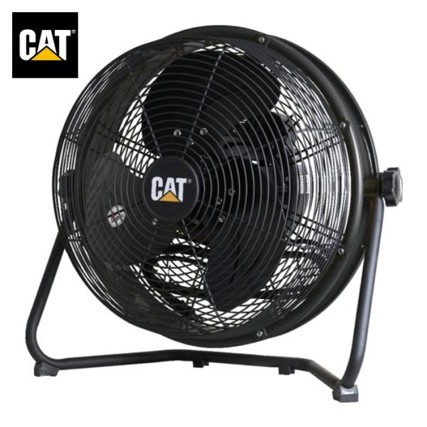 キャタピラー CAT EEMF-14S360BK 工場扇 35cm(壁・床タイプ)羽根軸360°半転機能付 ブラック (1台)