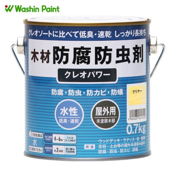 特長●クレオソートに比べて低臭・安全、しっかり長持ちします。用途●屋外木部保護用
