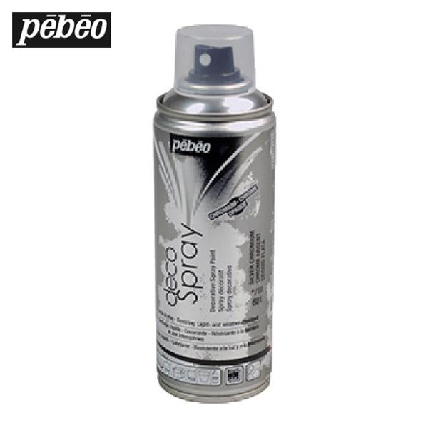 Pebeo 水性スプレー|特長:溶剤系ペイントで箔のような輝きが得られます。 屋内、屋外で使用できます。