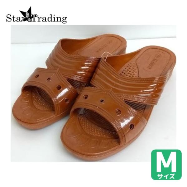 スタトレ メンズフィッティングサンダル ブラウン M (1足) T30210 BR M