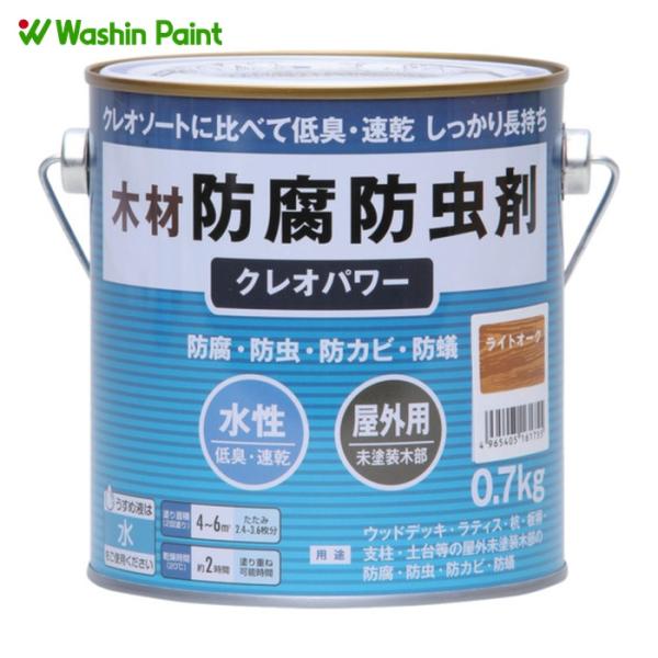 特長●クレオソートに比べて低臭・安全、しっかり長持ちします。用途●屋外木部保護用