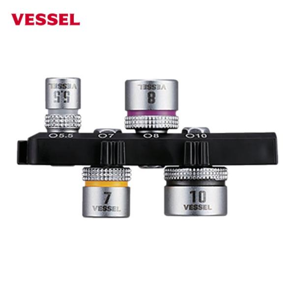 ベッセル VESSEL TD-BS24 TD-BS24 ソケットビット4本組 (1個)