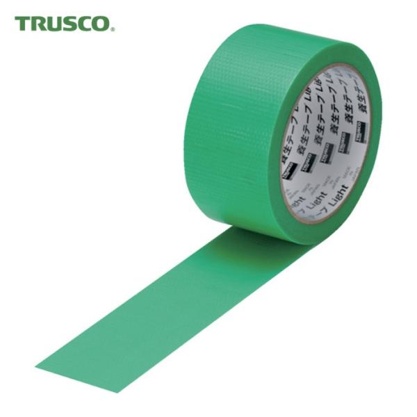 トラスコ TRUSCO 養生テープLight グリーン 50mm巾x25m (1巻) YL5025-GN