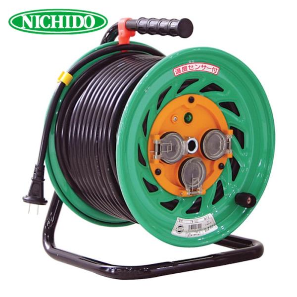 日動工業 NICHIDO FW-503 電工ドラム 屋外型 アースなし 50m (1台)