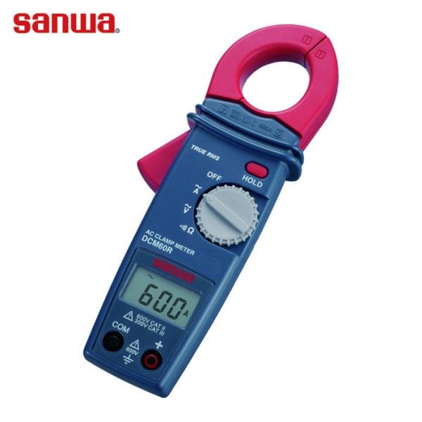 三和電気計器 SANWA DCM60R AC専用真の実効値対応デジタルクランプメ-タ (1台)
