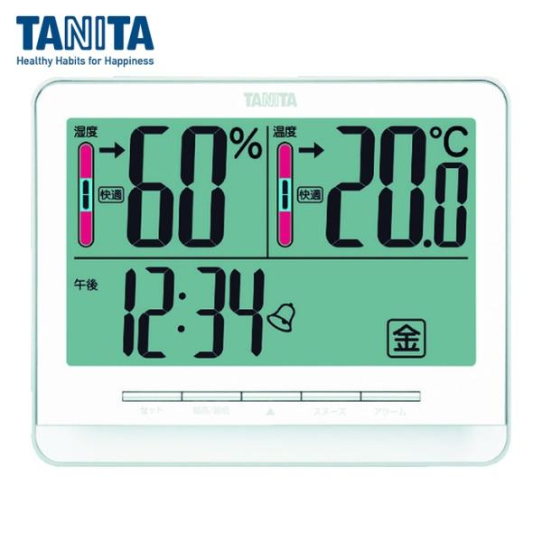 TANITA（タニタ） デジタル温湿度計 TT-538-WH (1個) TT-538-WH : 工具