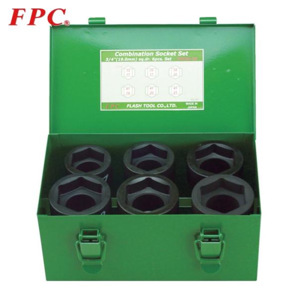 FPC フラッシュツール 6WBQ-S6 インパクト コンビソケット セット 差込角19mm 6pc (1S)