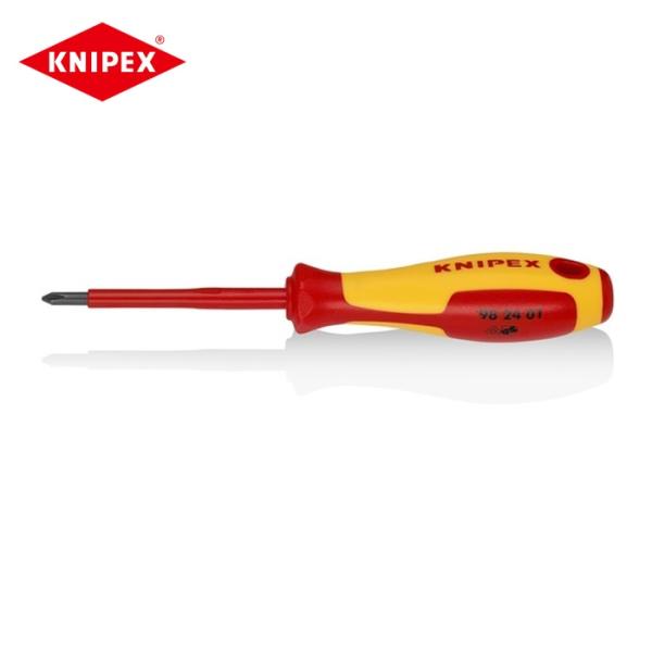 KNIPEX クニペックス 2894183 絶縁ドライバー(+)PH1 (1本)