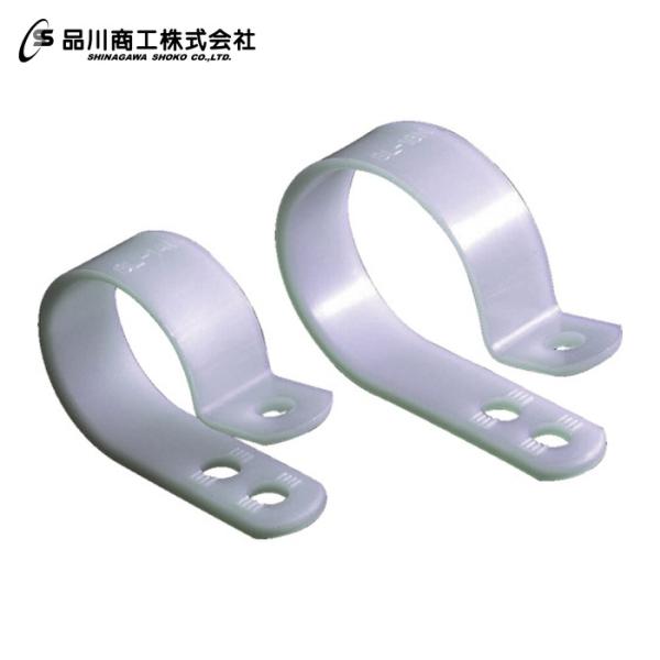 品川商工 ケーブルクリップ|特長:内側のエッジ部は丸味を帯びているので、電線被覆を傷つけません。 SL・14N~SL・32Nは、収束径を変えることができます。