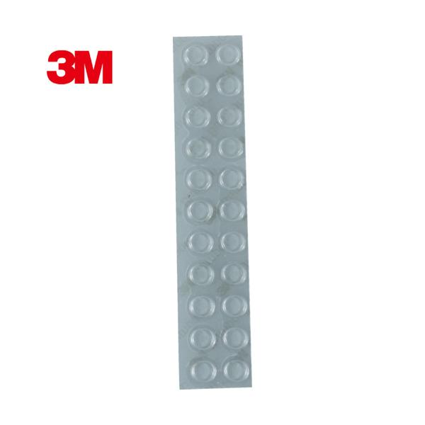 ３Ｍ　しっかりつくクッションゴム　台形　８ｍｍ径×２ｍｍ厚（２２個入）　（1Ｐｋ）　品番：CS-04