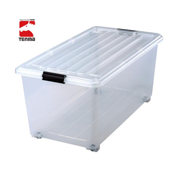 天馬 TENMA 収納ケース フタ付き ロックシード 74深型 (1個) 品番：110006028
