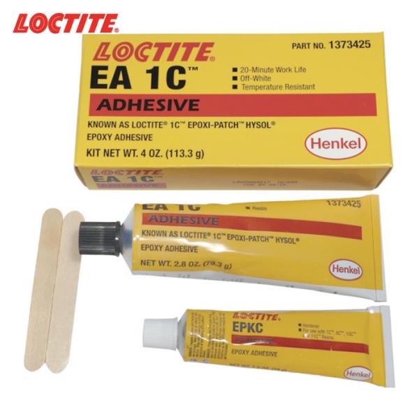 ロックタイト 接着剤2液混合タイプ(ガンタイプ)|特長:汎用タイプです。 82°Cで1時間または、121°Cで20~30分の加熱によっても硬化させることができます。