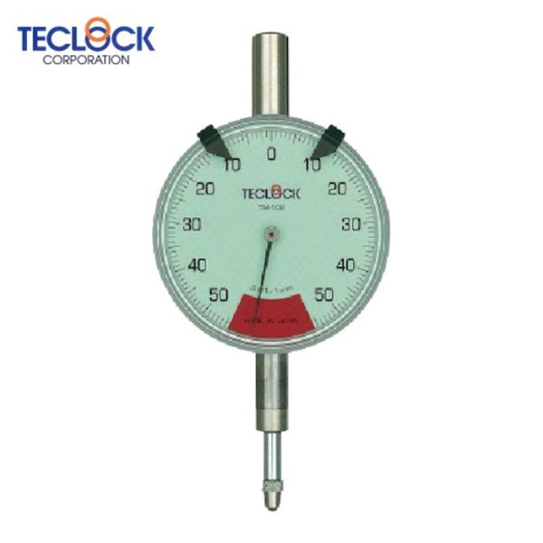 TECLOCK ダイヤルゲージ|特長:一回転未満のため見やすく読み間違いが少ないです。