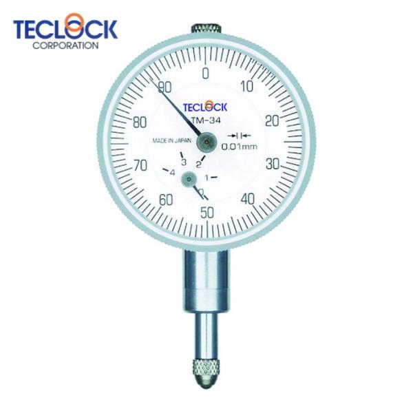 TECLOCK ダイヤルゲージ|特長:小形軽量、取り扱いが容易で高精度のため、長さの測定器として多分野で広範囲にわたって活用されています。