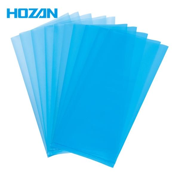 特長●界面活性剤不使用でブリードアウトによる内容物への移行汚染の心配がほとんどありません。●色はクリアブルーで中身が見えます。用途●電子部品および電子部品実装基板の帯電防止。