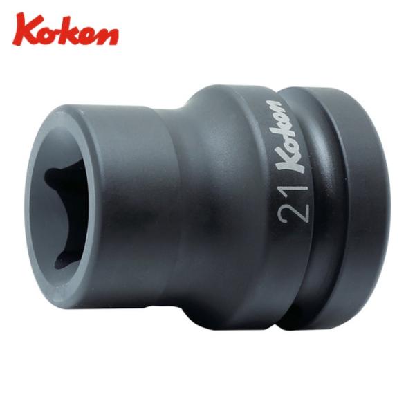 山下工業研究所 Ko-ken PS8-21 ホイールナット用4角ソケット 差込角25.4mm 対辺21mm (1個)