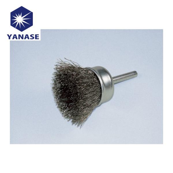 柳瀬（ヤナセ） 研削研磨用品 軸付カップブラシ ステンレス 40x25x6x35