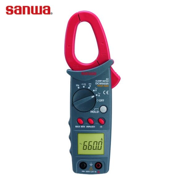 三和電気計器 SANWA DCM660R 真の実効値対応デジタルクランプメータ (1台)