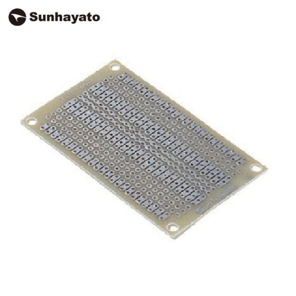 サンハヤト ICB-86G ユニバーサル基板 47×72mm 穴径1.0φ (1枚)