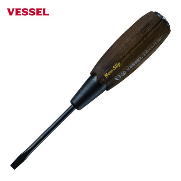 ベッセル VESSEL B-330-5.5-75 ウッディ貫通ドライバー B-330(-)5.5×75 (1本)