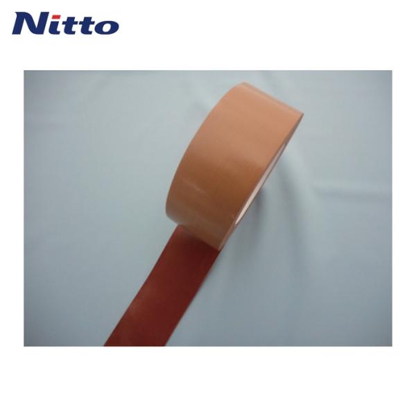 日東エルマテ 布粘着テープ|特長:従来の重梱包としてだけでなく、耐候性・耐水性に優れている為、現場施工に最適です。 凹凸面の使用に優れています。 強接着タイプです。