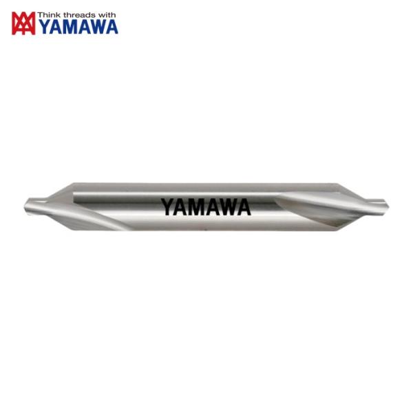 ヤマワ 弥満和 CDS-1 弱ねじれ溝A形60° センタ穴ドリル CD-S 1X60°X4 (1本)