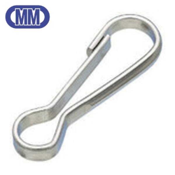 特長●手軽にフックを開閉出来ます。用途●脱落防止用の金具として。