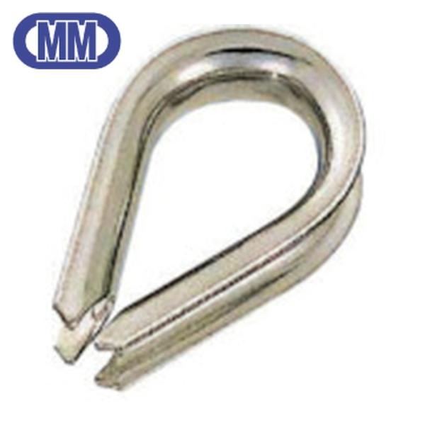 特長●端末加工するワイヤーコースとして使います。用途●ワイヤーロープの先端をアイ加工して使用する場合、ワイヤーの摩耗を防ぎます。